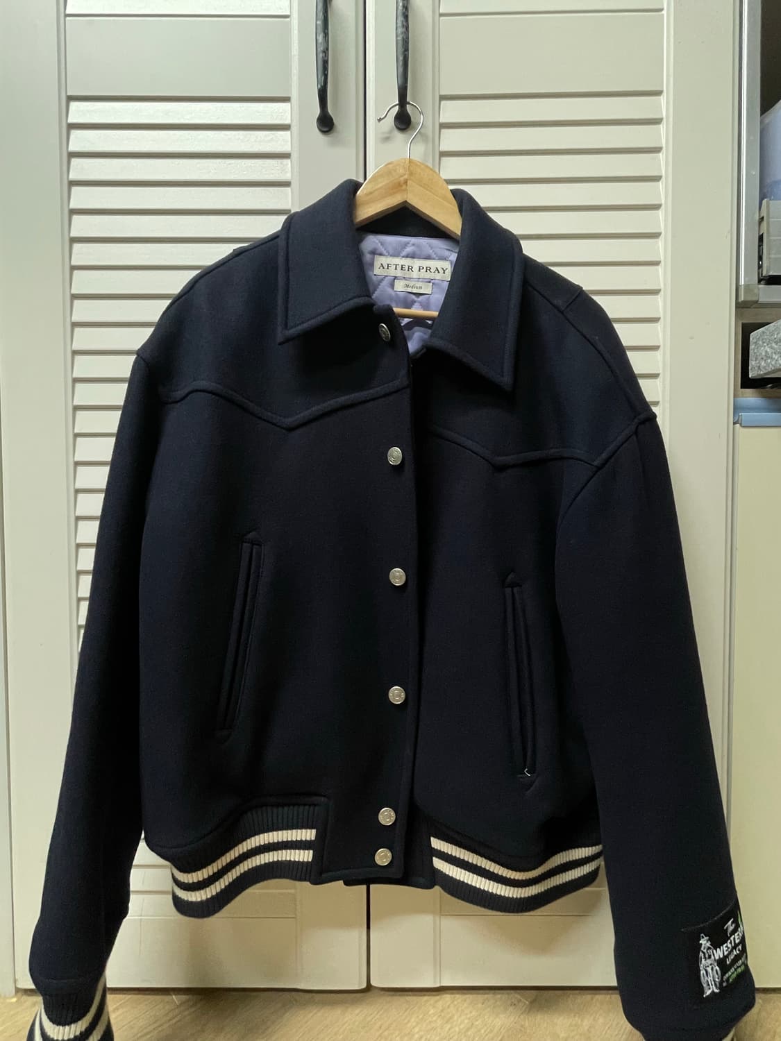 애프터프레이 테디 블루종 네이비 M 상품이미지4