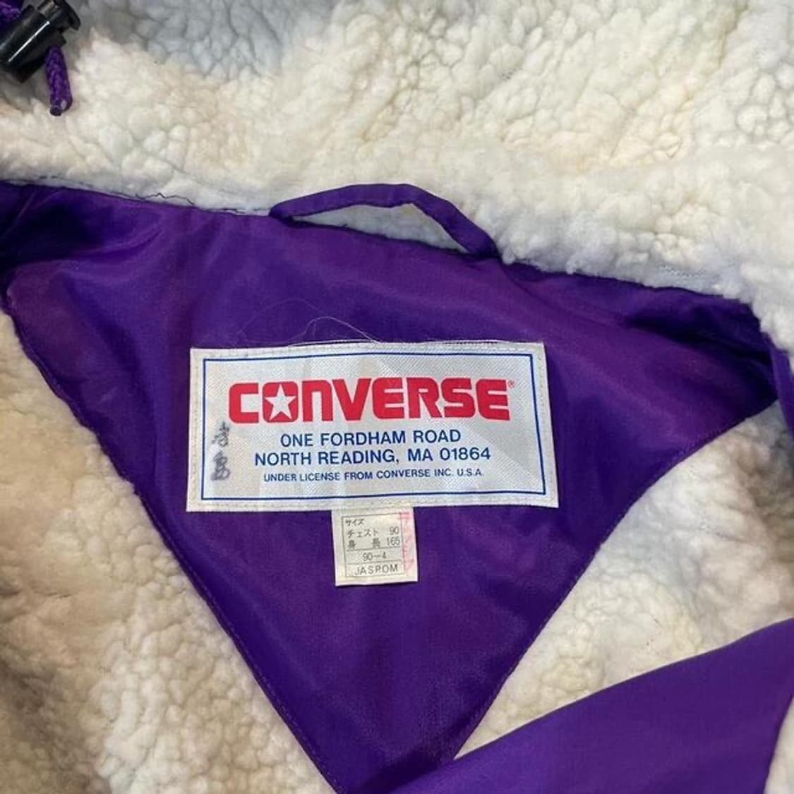 90s 컨버스 일본판 보스턴 매사추세츠 쉐르파 코트  상품이미지7