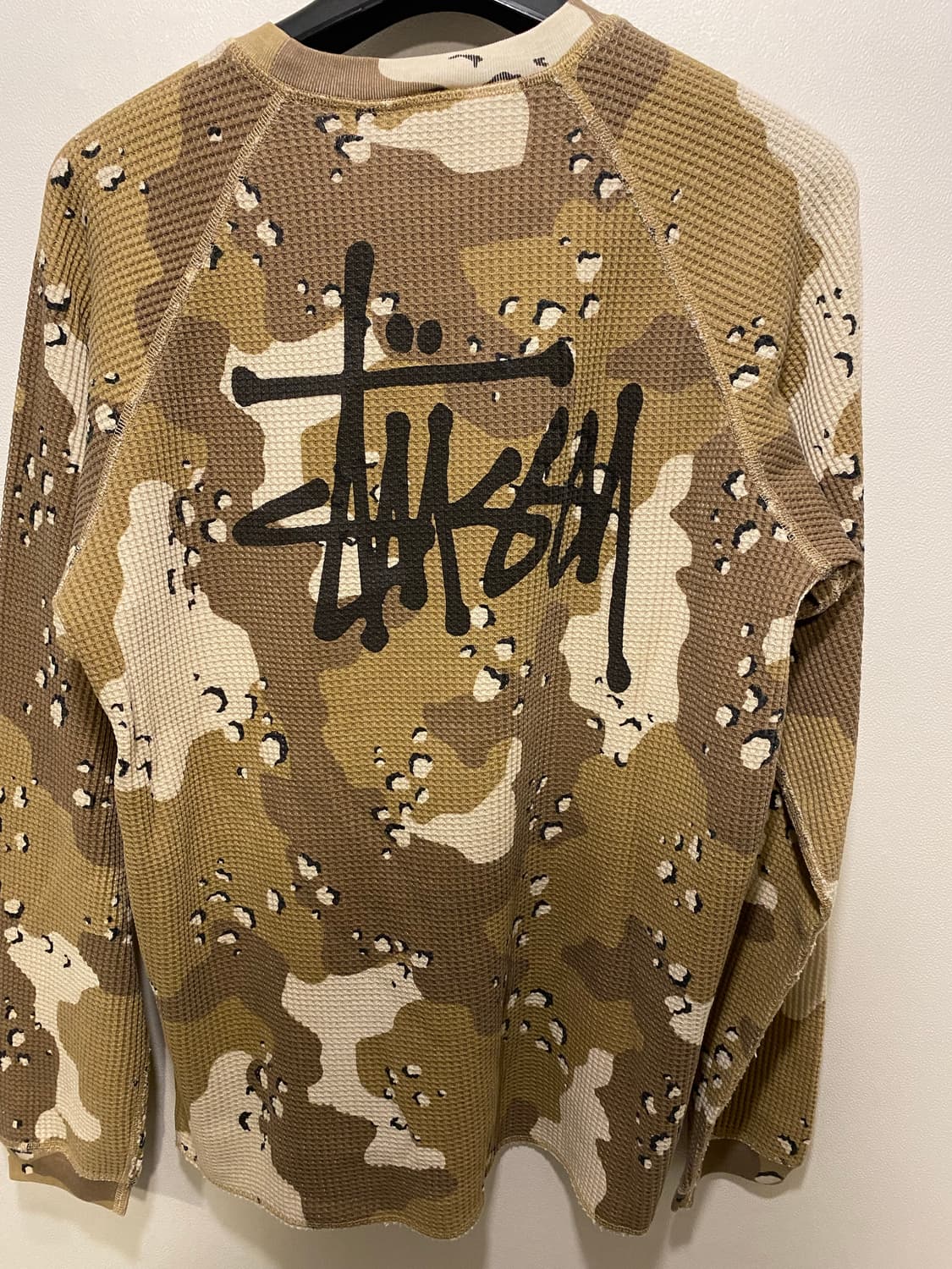 스투시 래글런 써멀 롱슬리브 크루 데저트 카모 상품이미지3