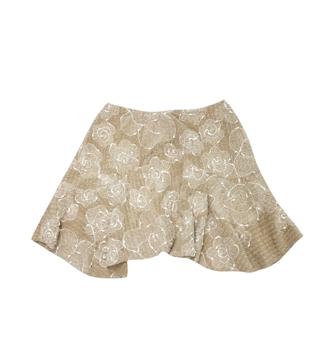 베이지 레이어드 스커트 상품이미지3