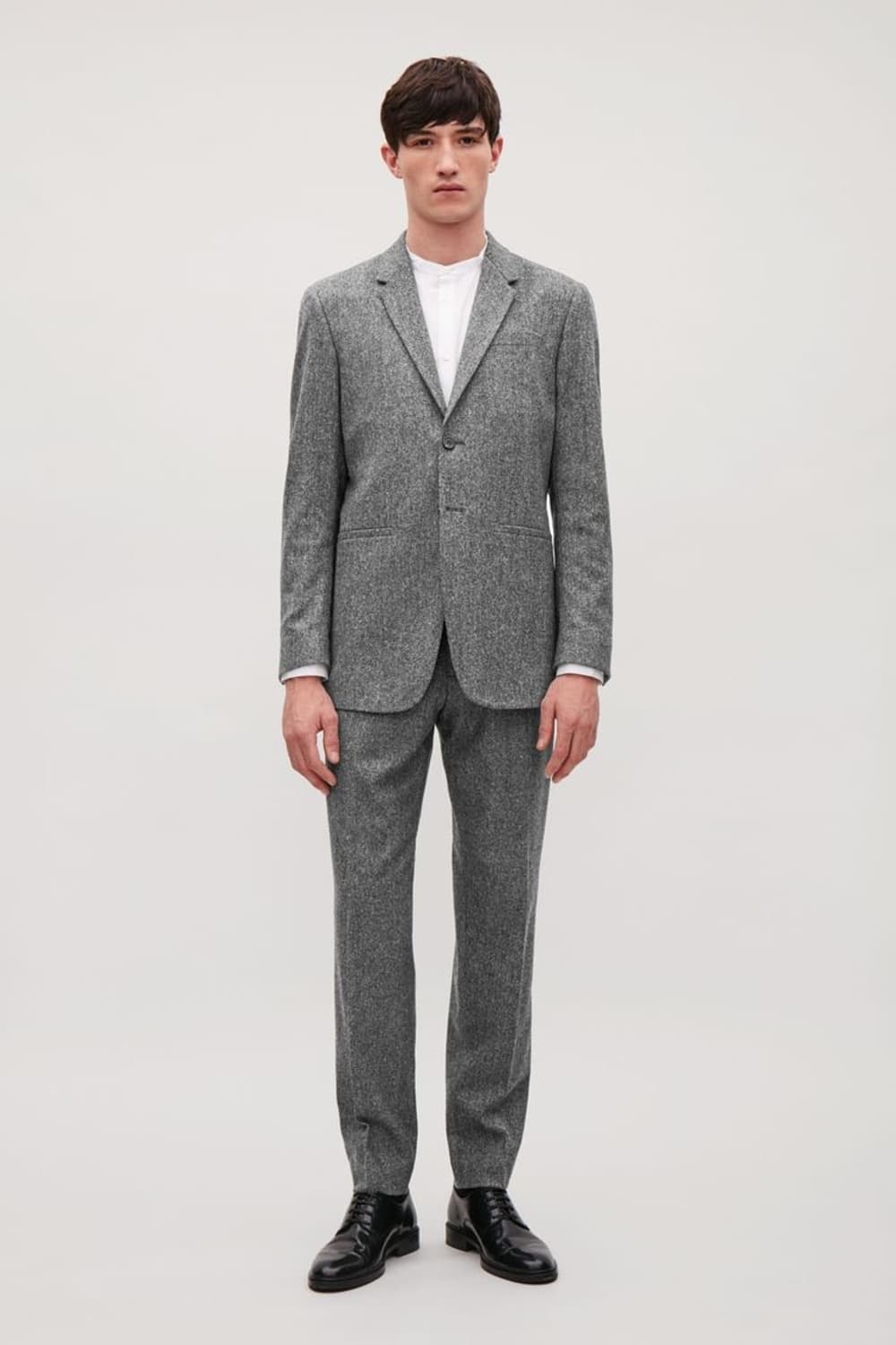 [48] 코스 울 헤링본 수트 그레이 상품이미지1