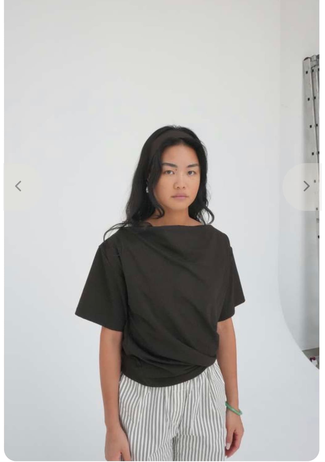Baserange turn t-shirt brown 상품이미지1