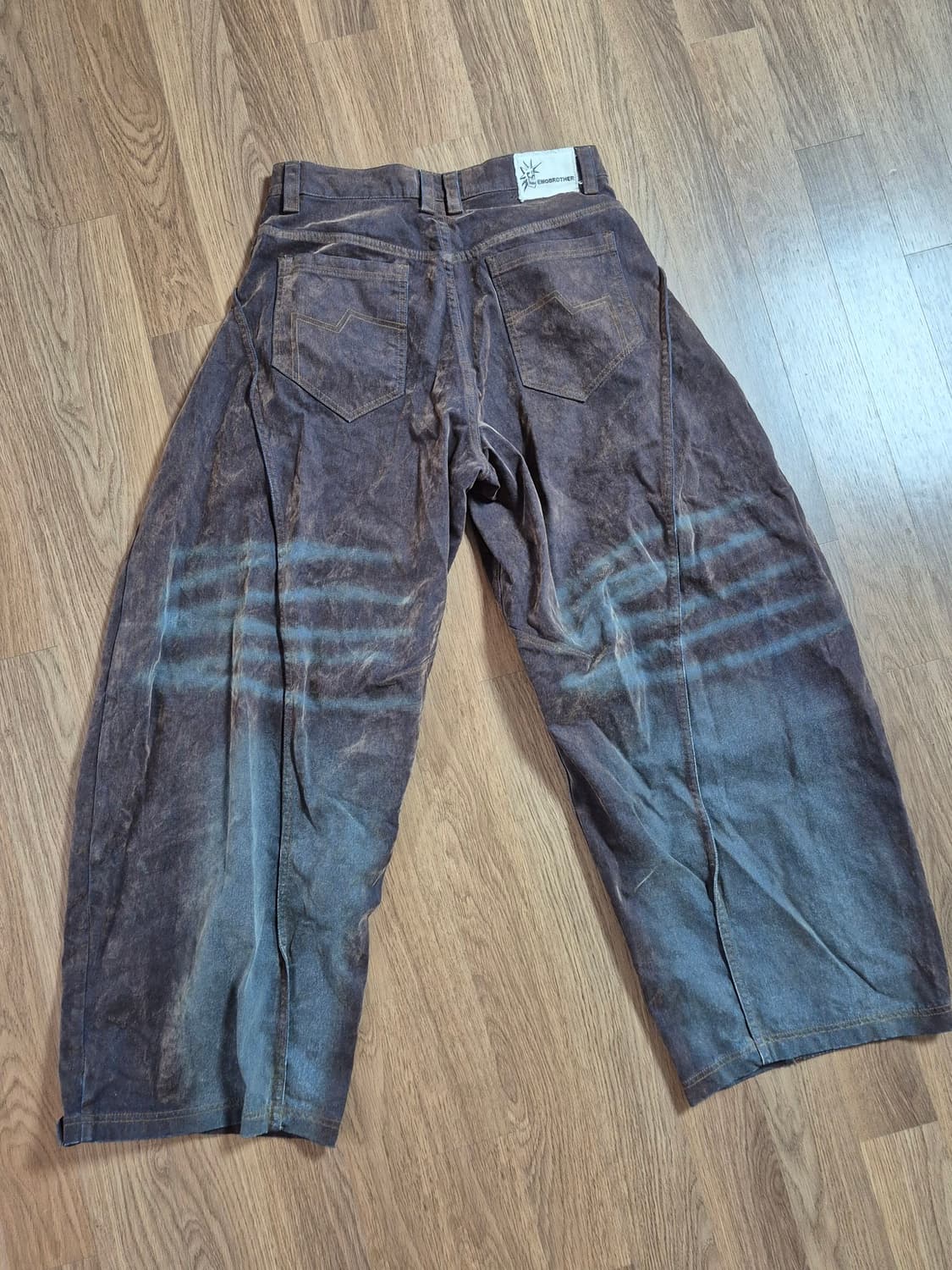 Emobrother brown washed 배기진 상품이미지2