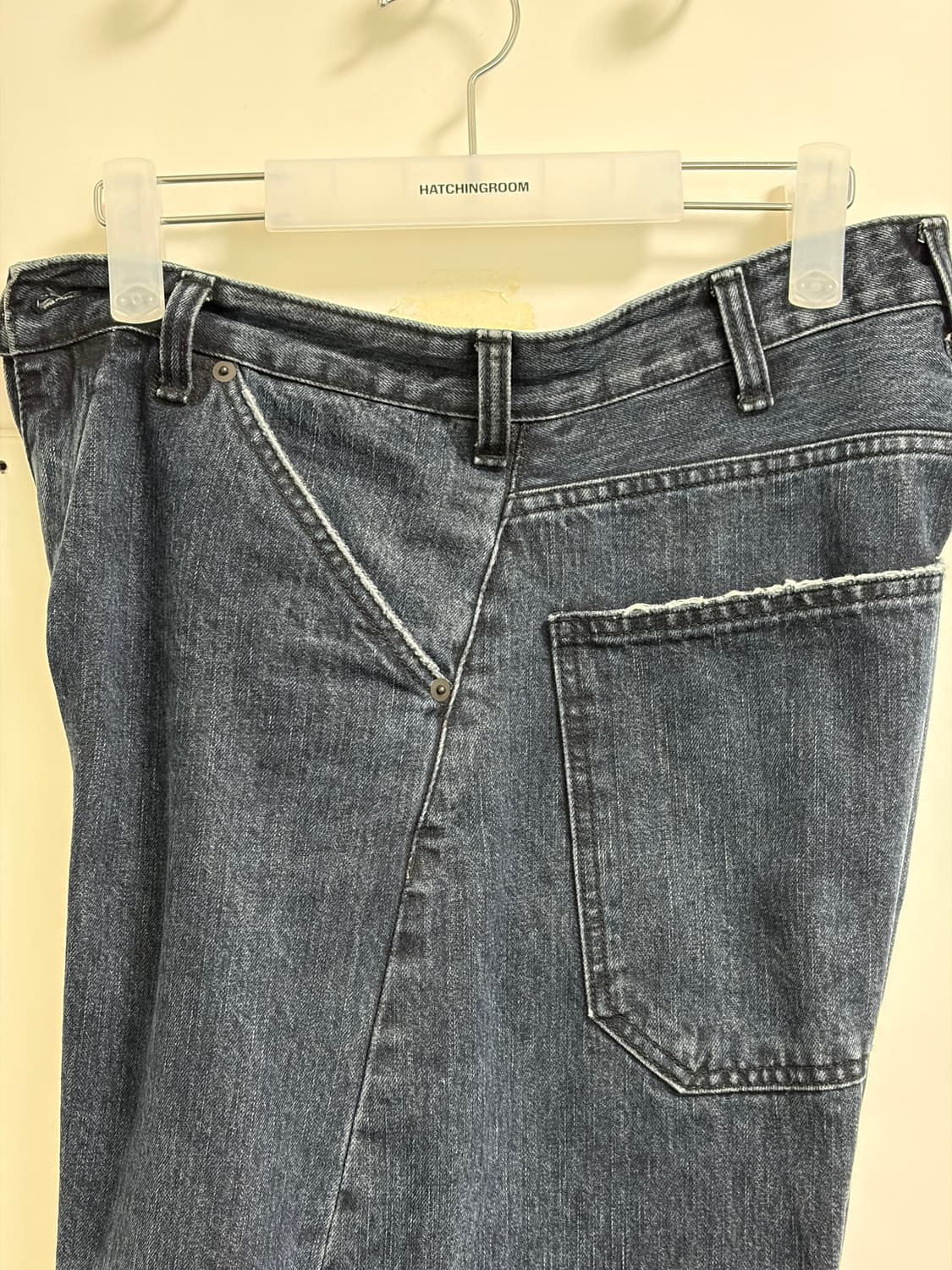 해칭룸 와이드 커브진 다크 블루 상품이미지3