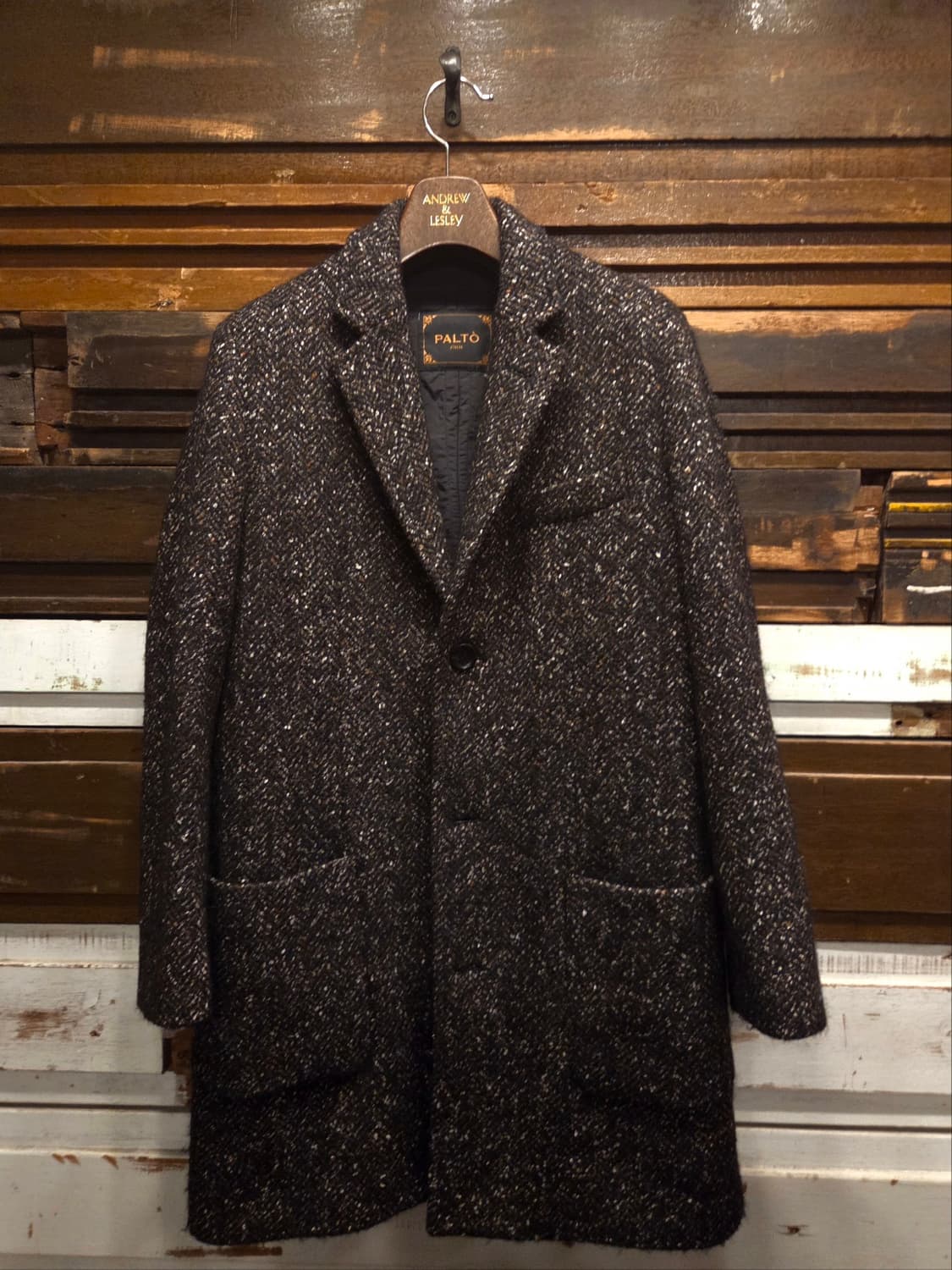 이탈리아 브랜드 팔토 트위드코트 상품이미지1