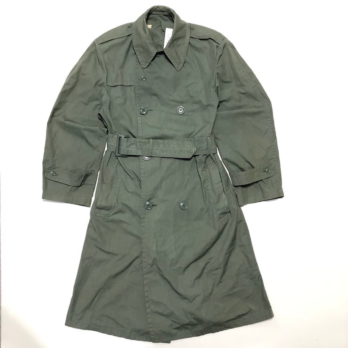 1970s US Army 레인 트렌치 코트  상품이미지1