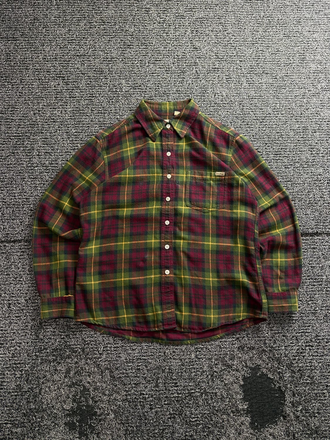 LL BEAN 엘엘빈 클래식 타탄 체크 플란넬 셔츠 3257 상품이미지2