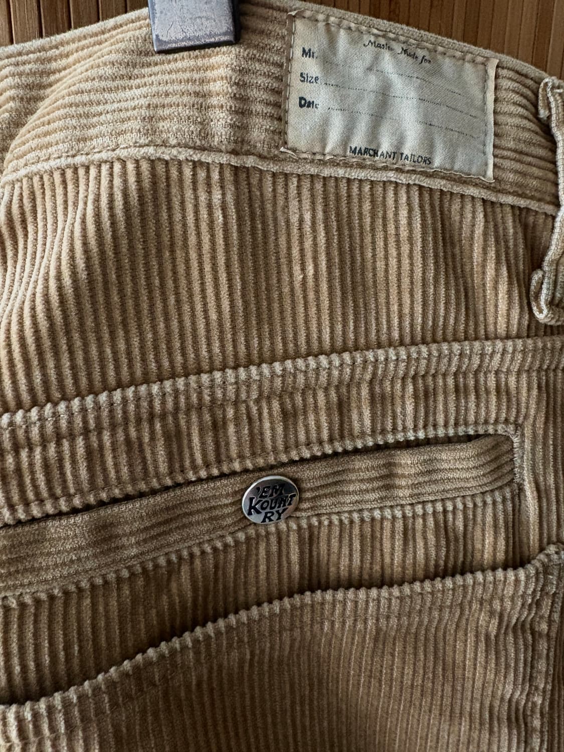 캐피탈 KAPITAL 코듀로이 바지 판매합니다. 상품이미지4