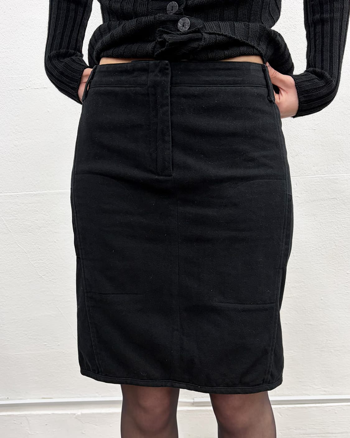 코스튬 내셔널 2004F/W 몰스킨 패널 스커트 상품이미지4