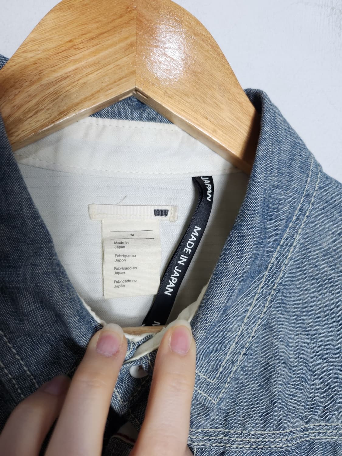 M 리바이스 메이드 인 재팬 샴브레이 워크 셔츠 상품이미지3