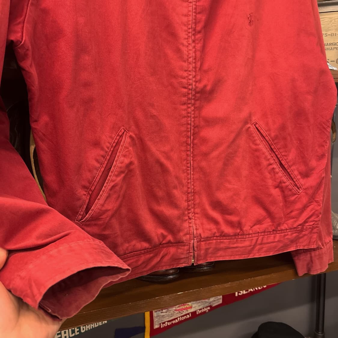 80~90s 폴로 랄프로렌 블랭킷 라이닝 스윙자켓 올레드 N823 상품이미지4