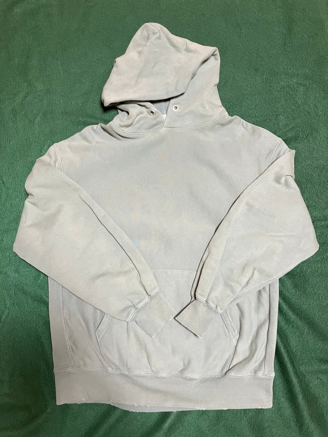 distressed stock hoodie grey 상품이미지1