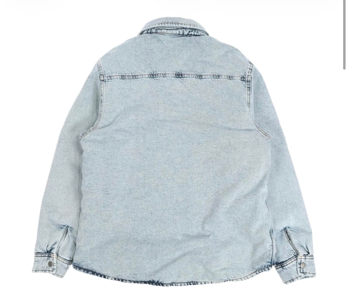 스투시 쉐르파 라인드 데님 셔츠 라이트 블루 상품이미지2
