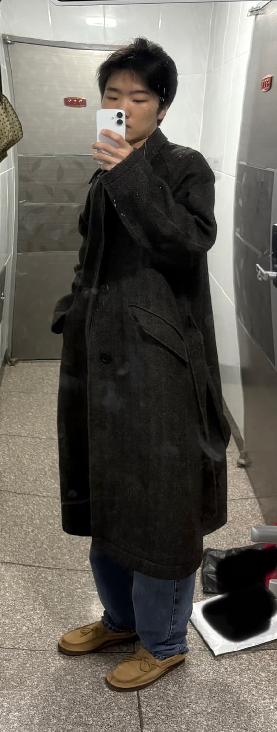 비슬로우 헤링본 발마칸 코트 상품이미지6