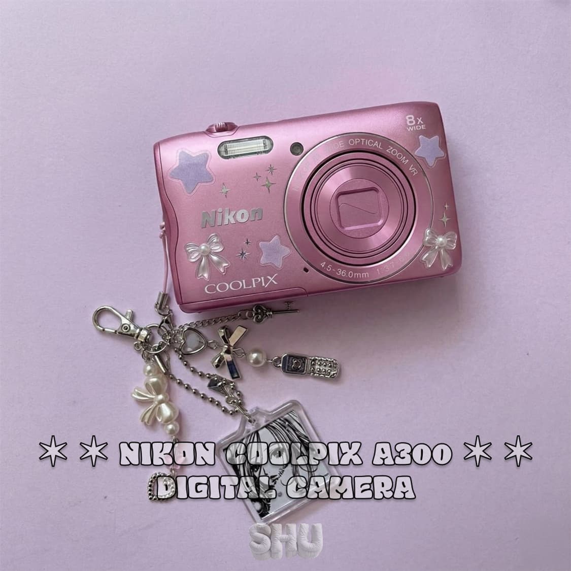 니콘 쿨픽스 A300 빈티지 디카 디지털카메라 핑크 상품이미지1