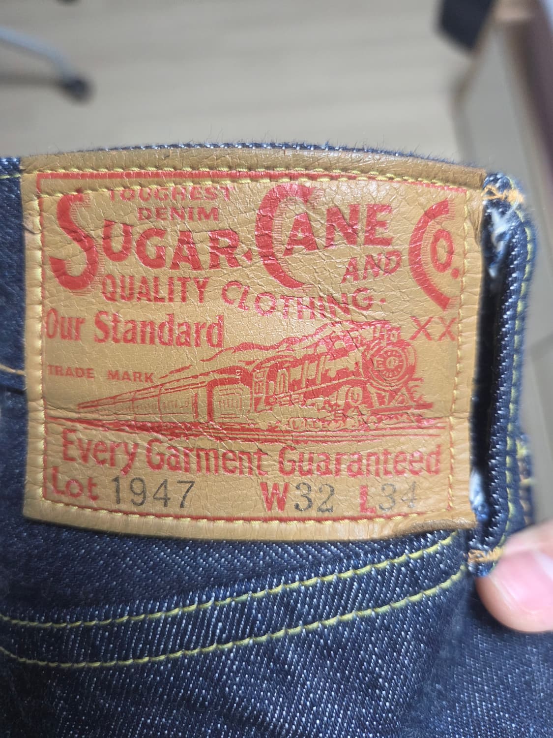 슈가케인 1947 W32 L34 데님 상품이미지4