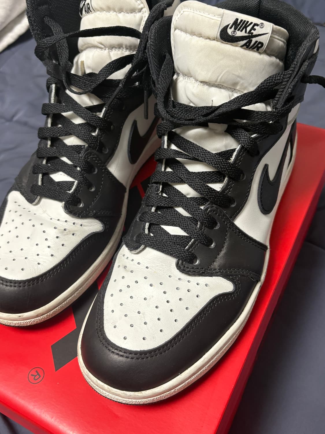 조던 1 OG 블랙화이트 275 상품이미지3