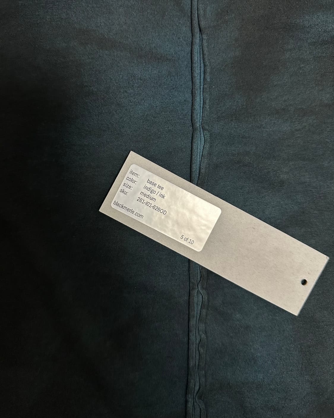 [M] blackmerle base tee indigo + ink 상품이미지4