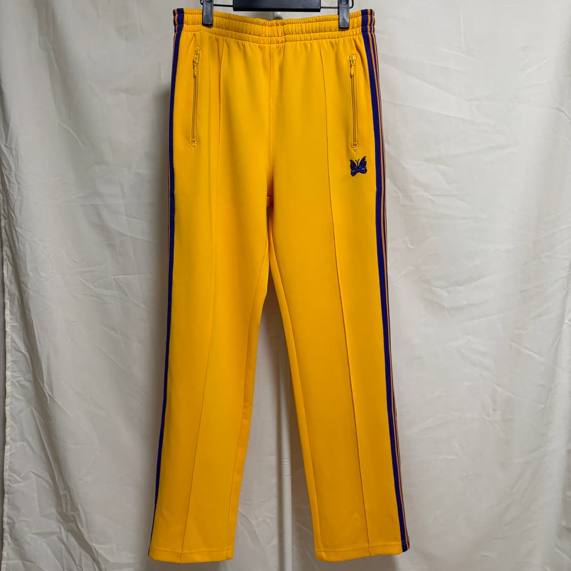 니들스 내로우핏 트랙팬츠 / 옐로우-퍼플, XL 상품이미지1
