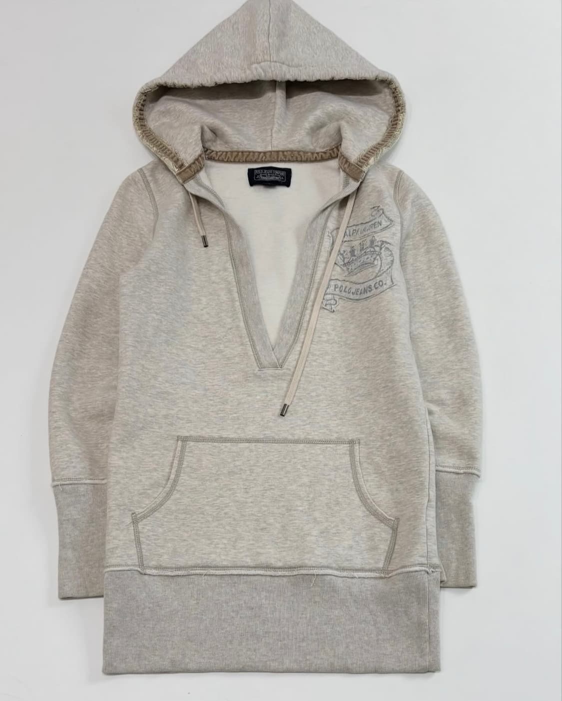 폴로 브이넥 후드티 폴로진스 상품이미지3