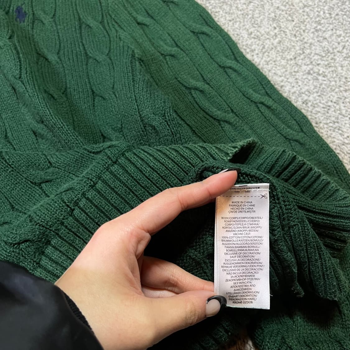 폴로 랄프로렌 케이블 니트 상품이미지4