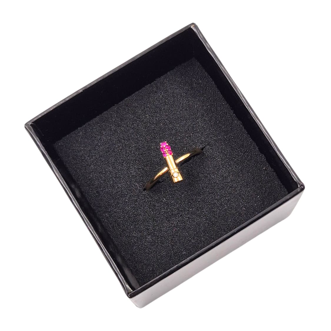 07s 마크제이콥스 실버925 립스틱 크리스탈 링 상품이미지3