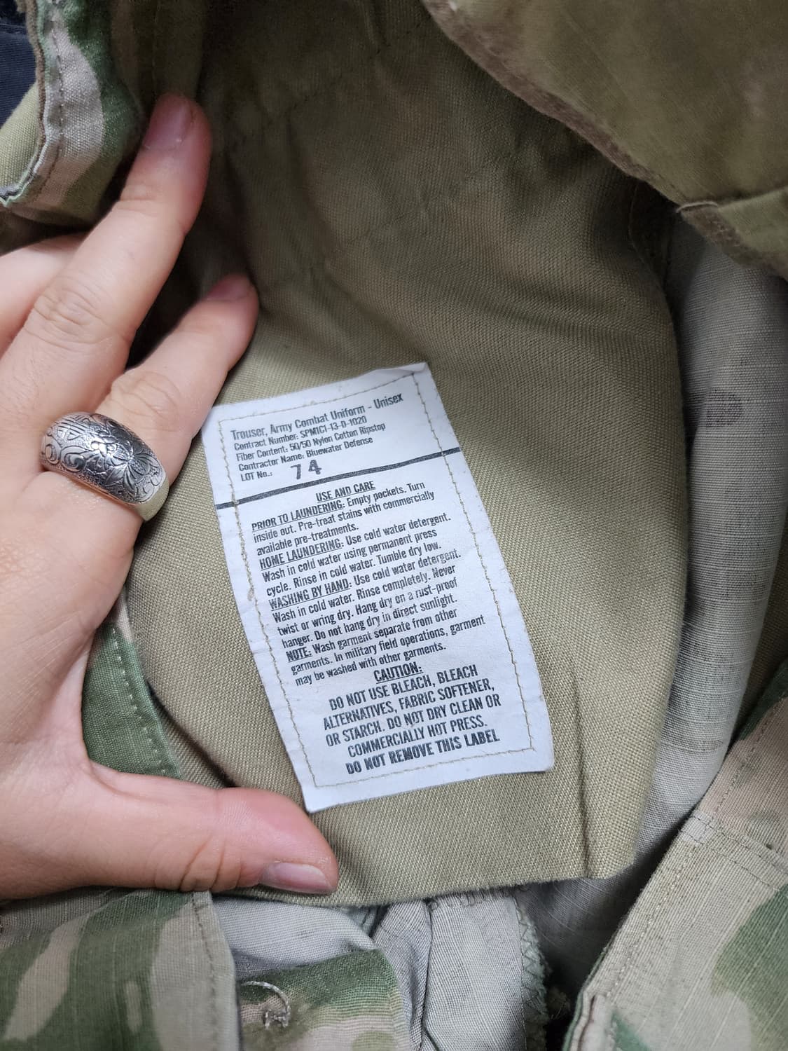 미군 밀리터리 멀티캠 OCP 카고바지 상품이미지7