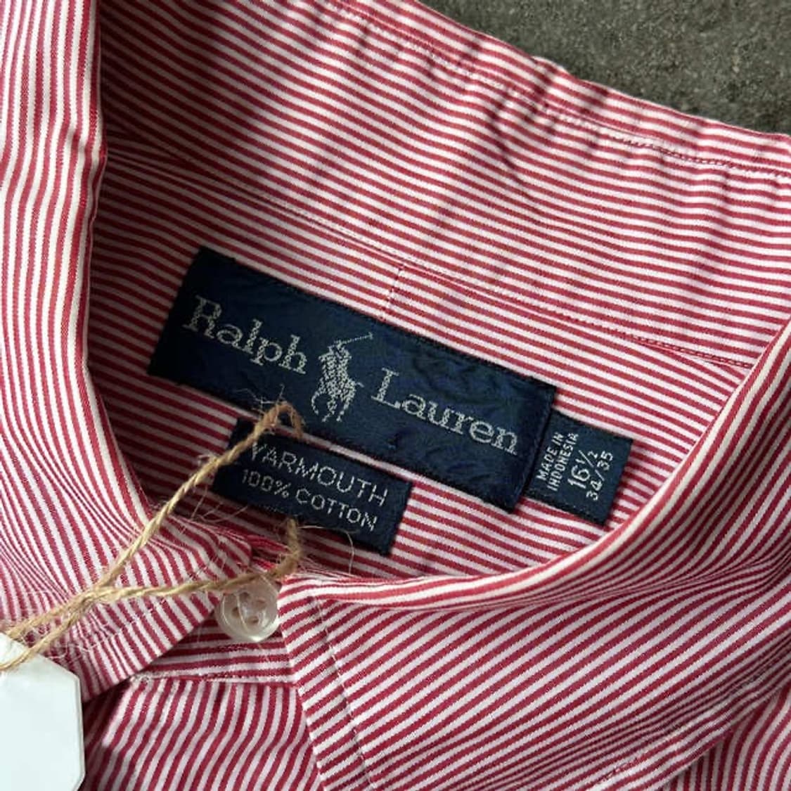 [POLO] 폴로 Yarmouth Red Stripe shirt XL 상품이미지1