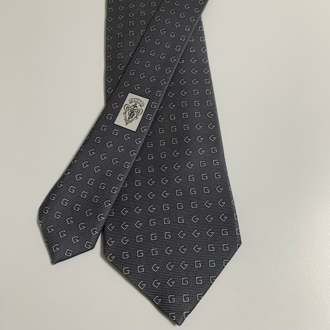 구찌(GUCCI) GG로고플레이 명품넥타이 100실크 이태리 A등급 상품이미지4