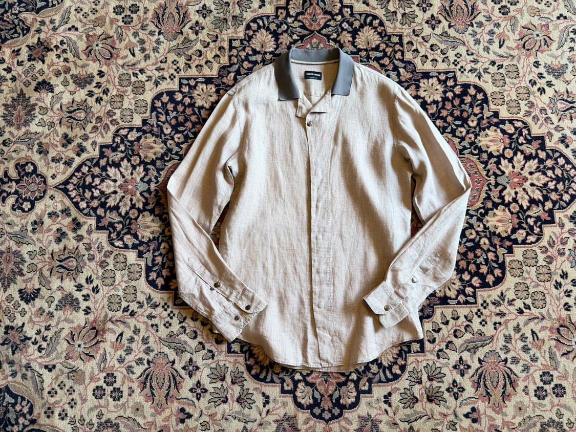 조르지오 아르마니 리넨 드레스 셔츠 100 상품이미지1