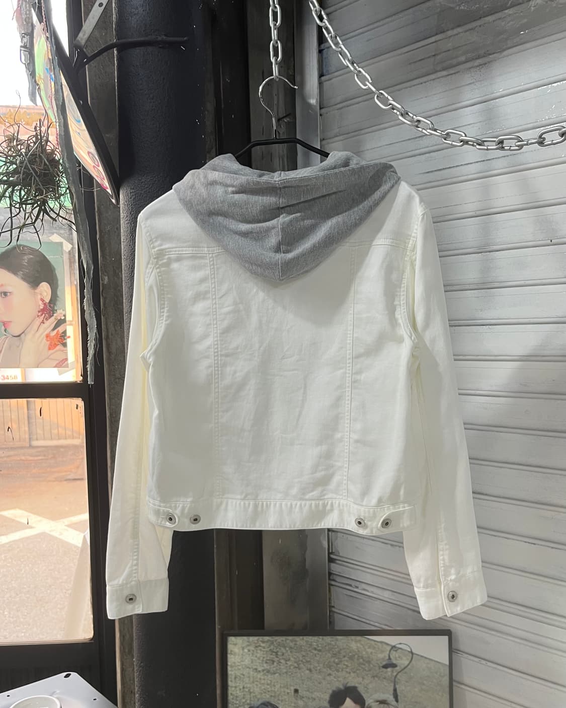 vtg hood trucker jacket 상품이미지3