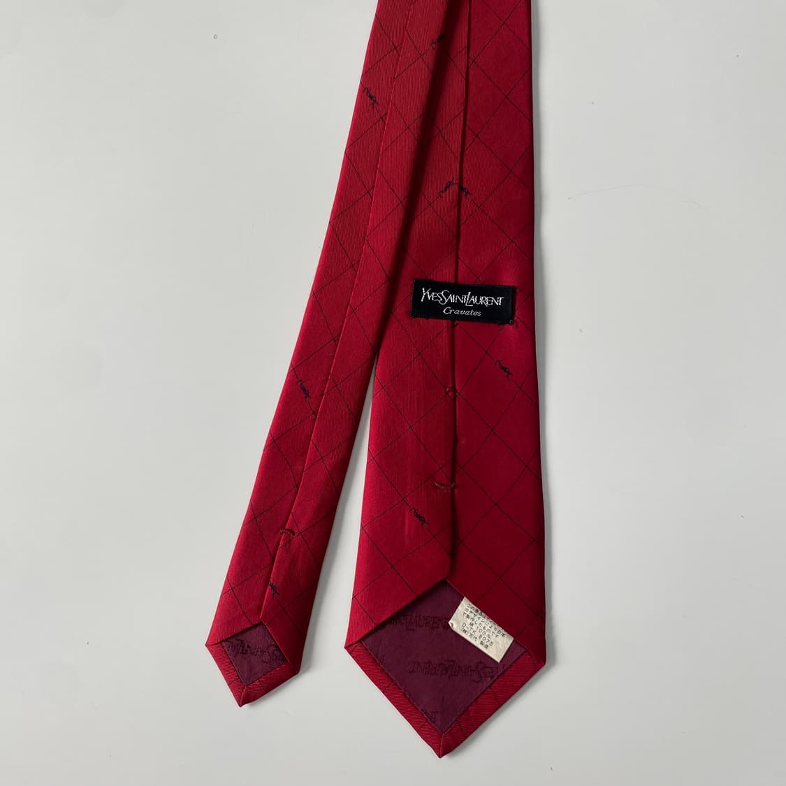 YSL 입생로랑 모노그램 명품 정품 넥타이 8.2cm 상품이미지3