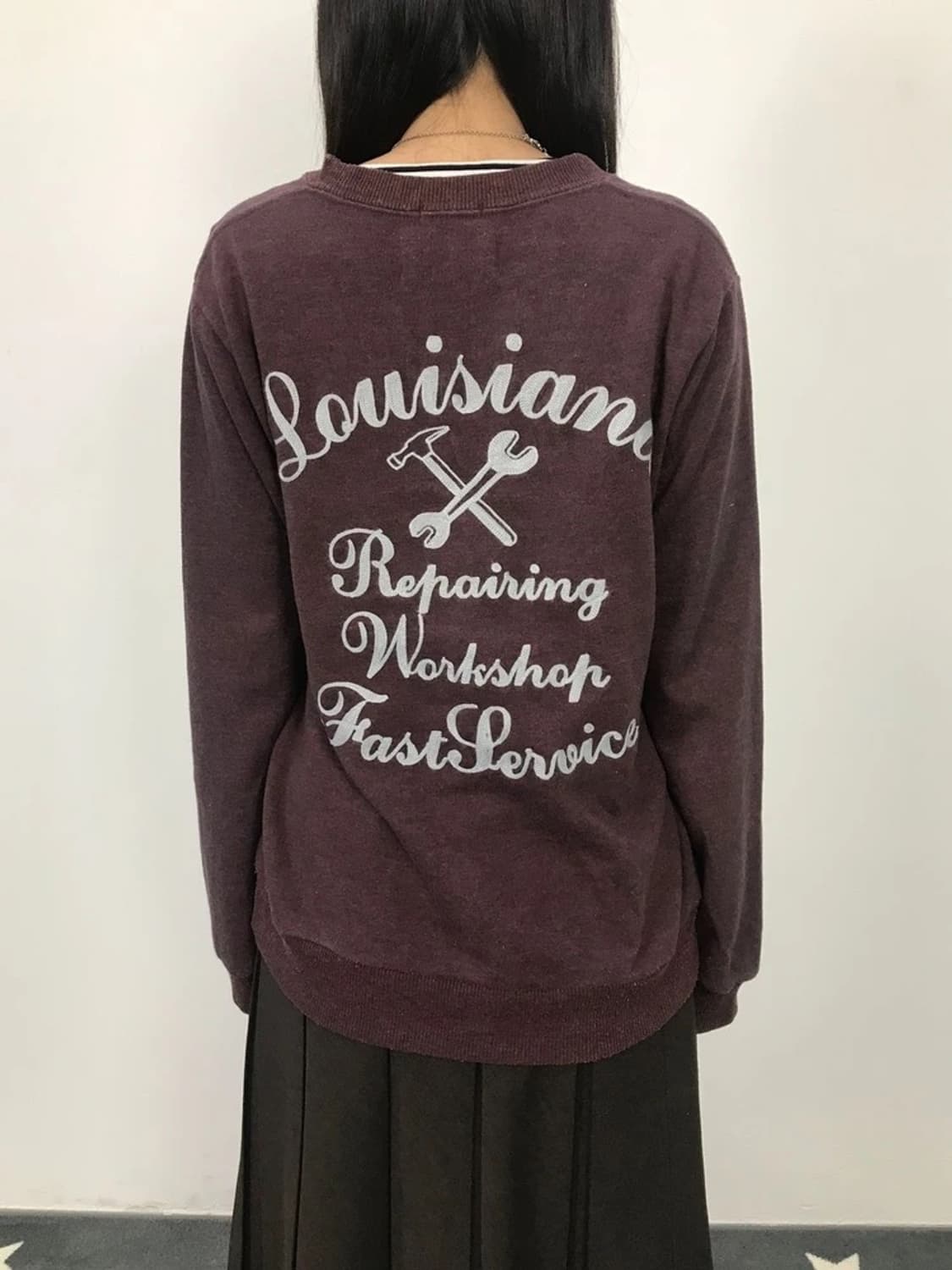BEAMS HEART Burgundy Knit Cardigan 상품이미지2