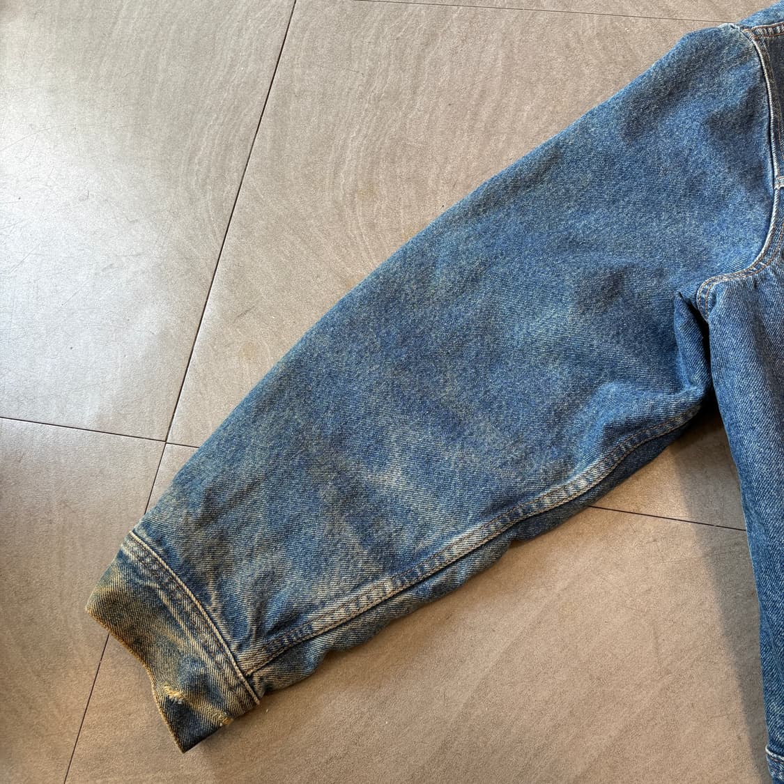 90s 90년대 생산 리 스톰라이더 데님 자켓 상품이미지6