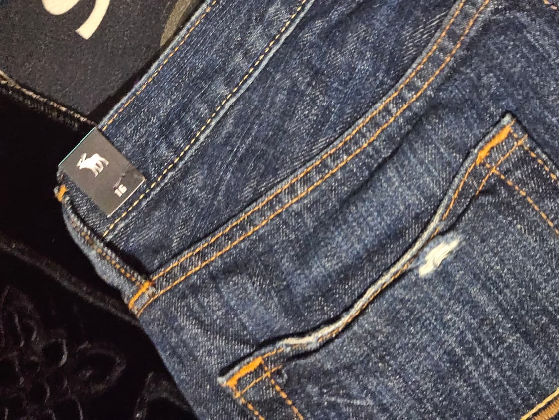 Abercrombie  디스트로이드 데님 팬츠 상품이미지5