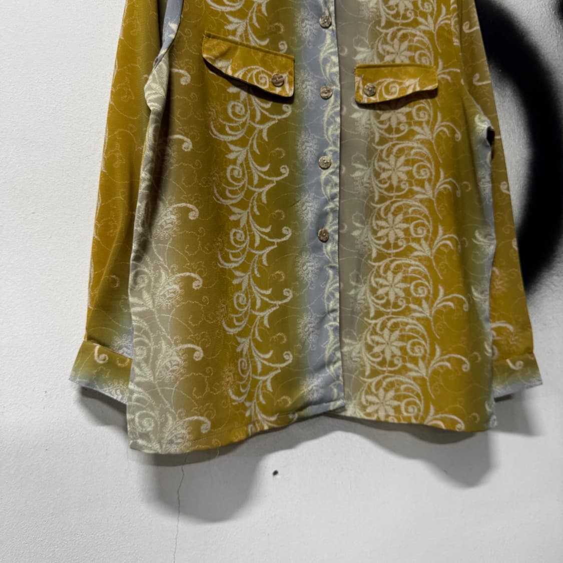 VTG 빈티지 오리엔탈 패턴 페이크 포켓 긴팔 셔츠 상품이미지4