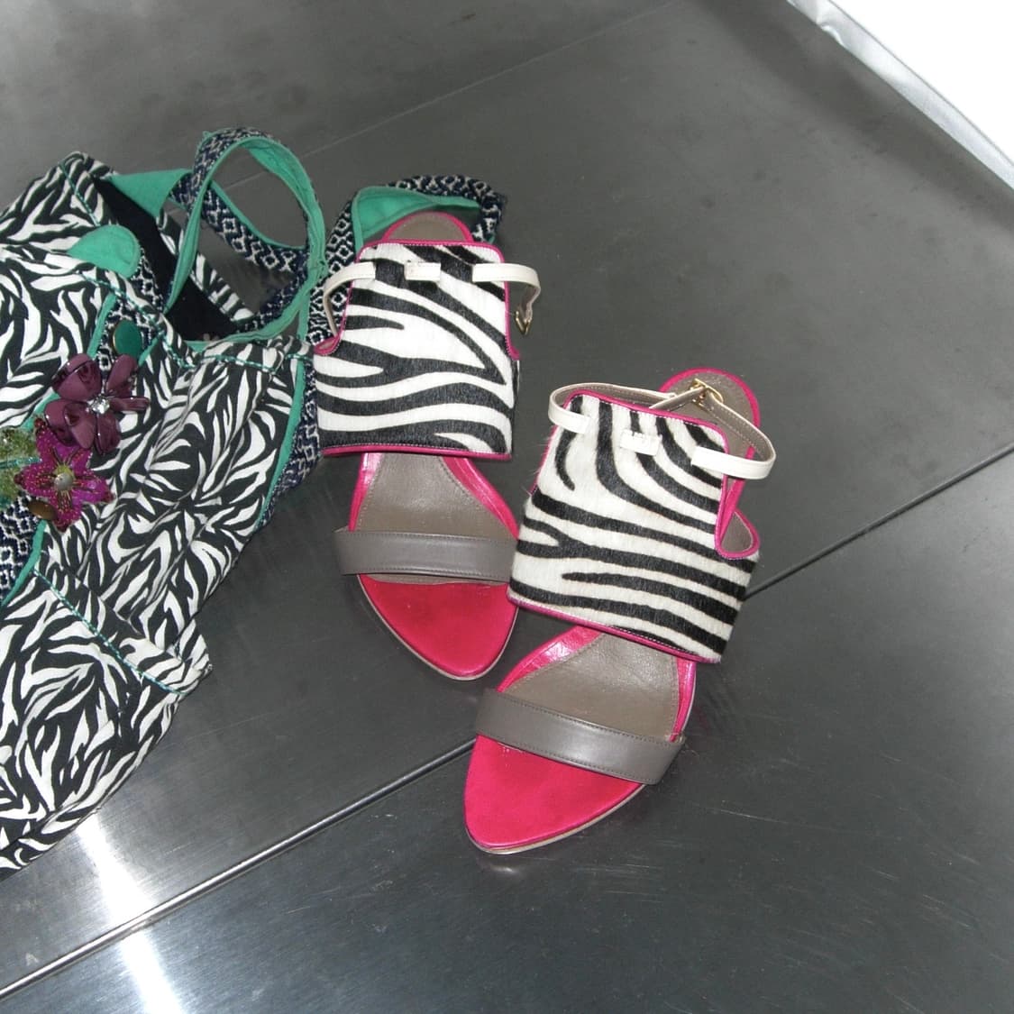 zebra high heels 상품이미지1