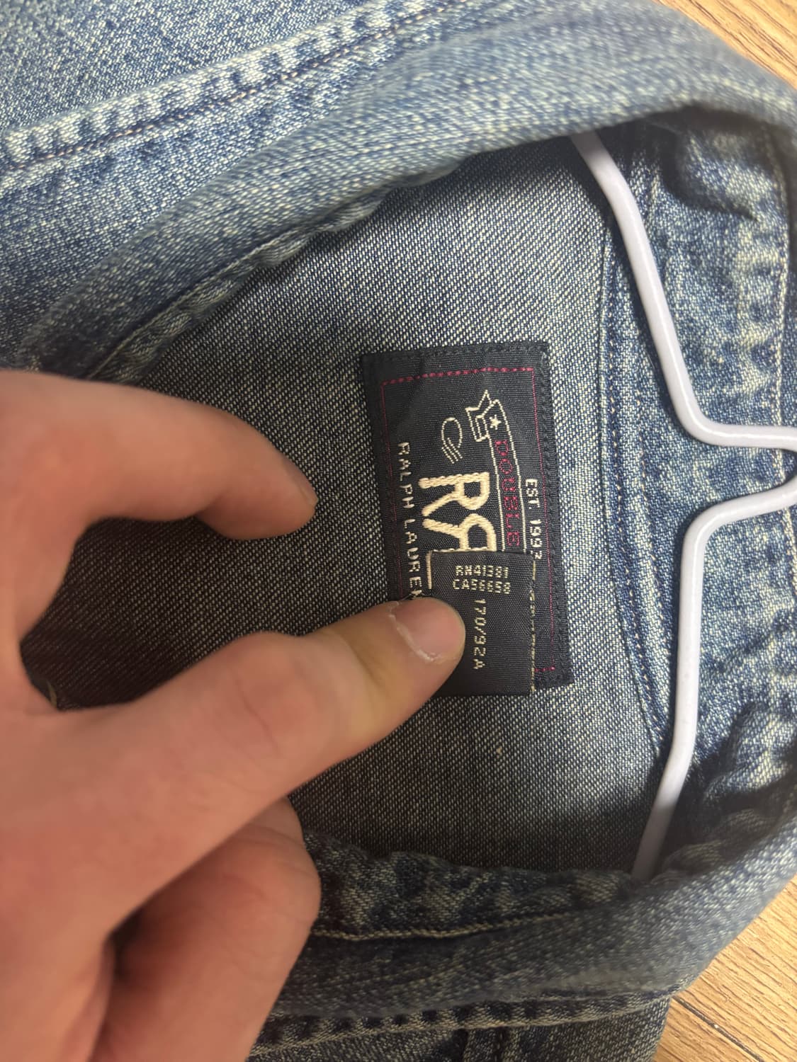 rrl 더블알엘 웨스턴 셔츠 S1회 착용 택 보유 상품이미지3