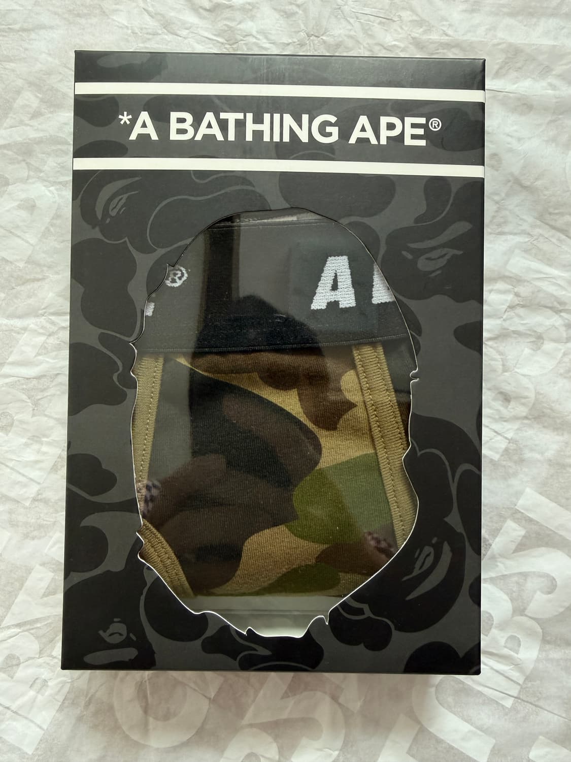 베이프 fw25 사각 드로우즈 그린 M 상품이미지2