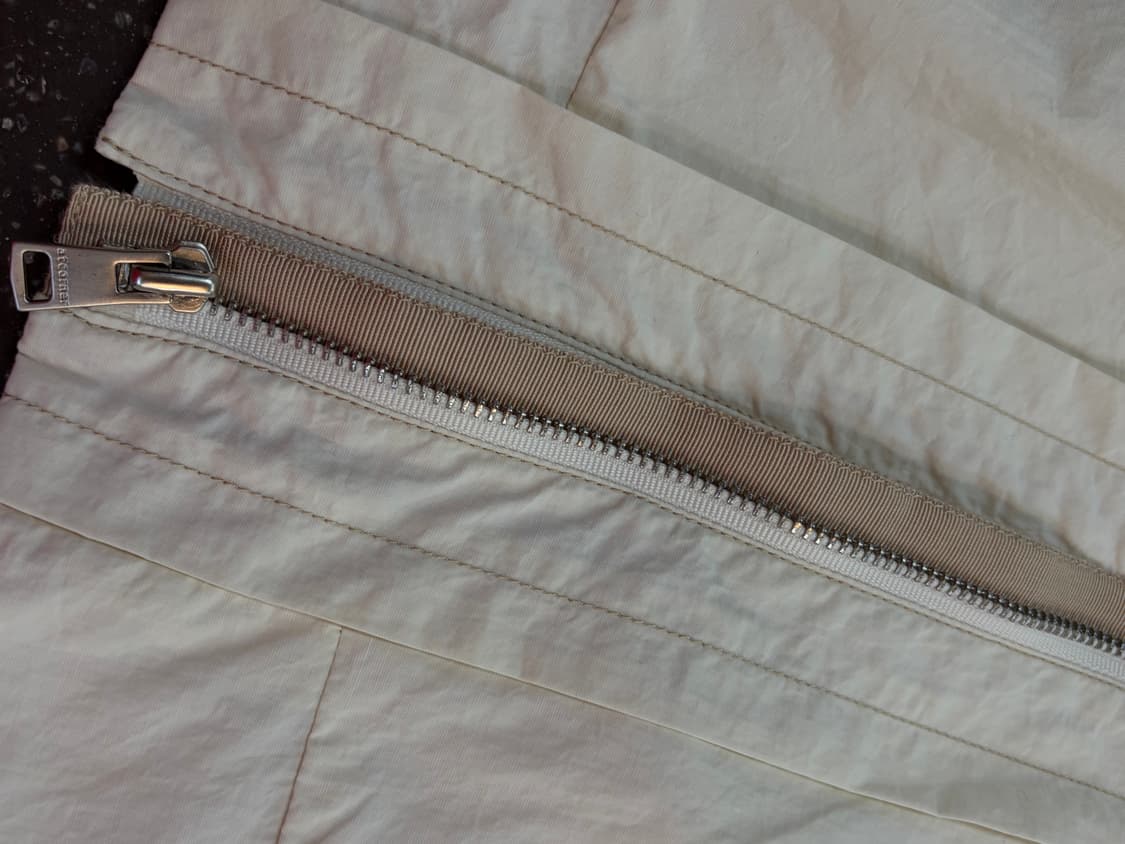 컨디션 최상) 앳코너 스티치 봄버 자켓 아이보리 점퍼 상품이미지6