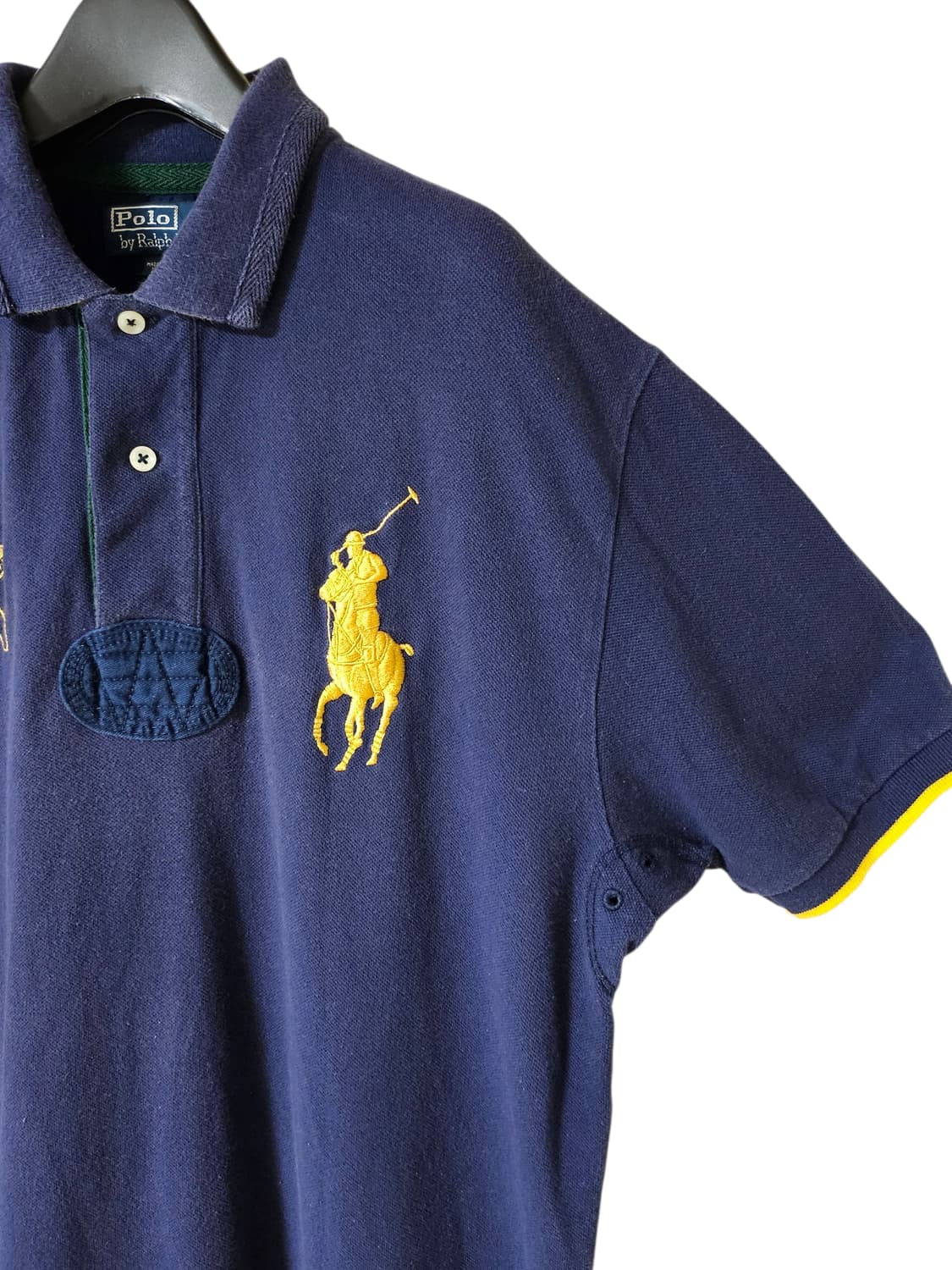 폴로 랄프 로렌 빅포니 카라티 M | 커스텀핏 네이비 | 넘버링2 빈티지 상품이미지7