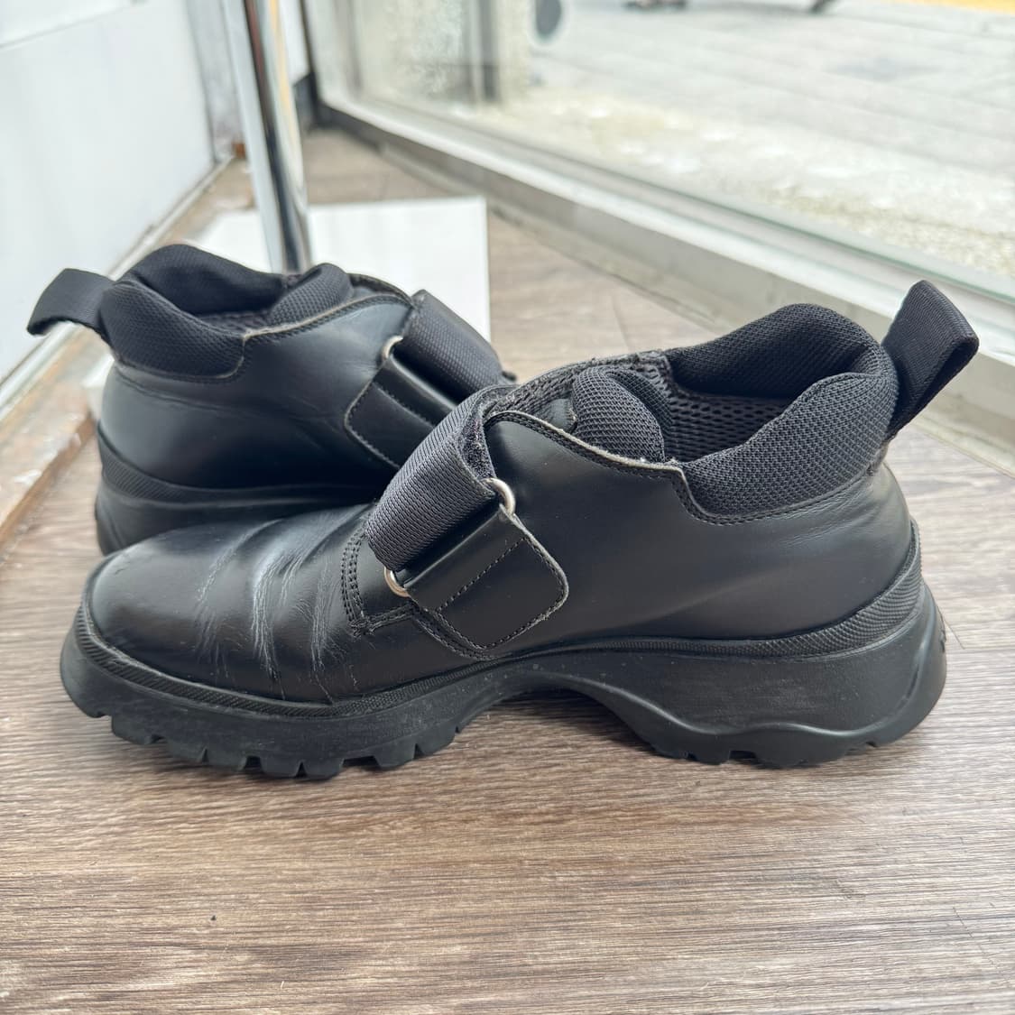 프라다 AW1999 레더 택티컬 부츠 상품이미지3