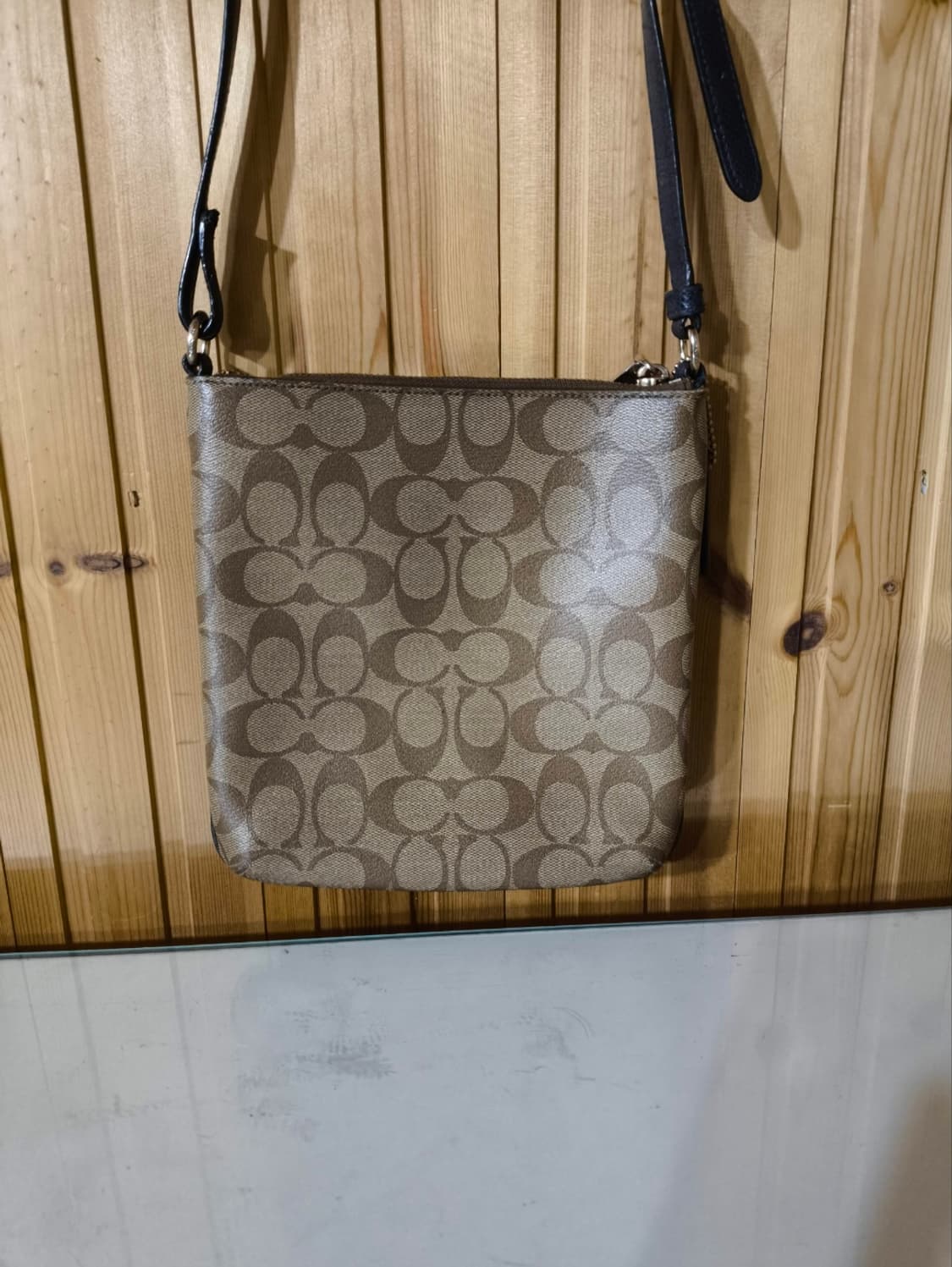 코치 자카드 미니 크로스백 상품이미지4