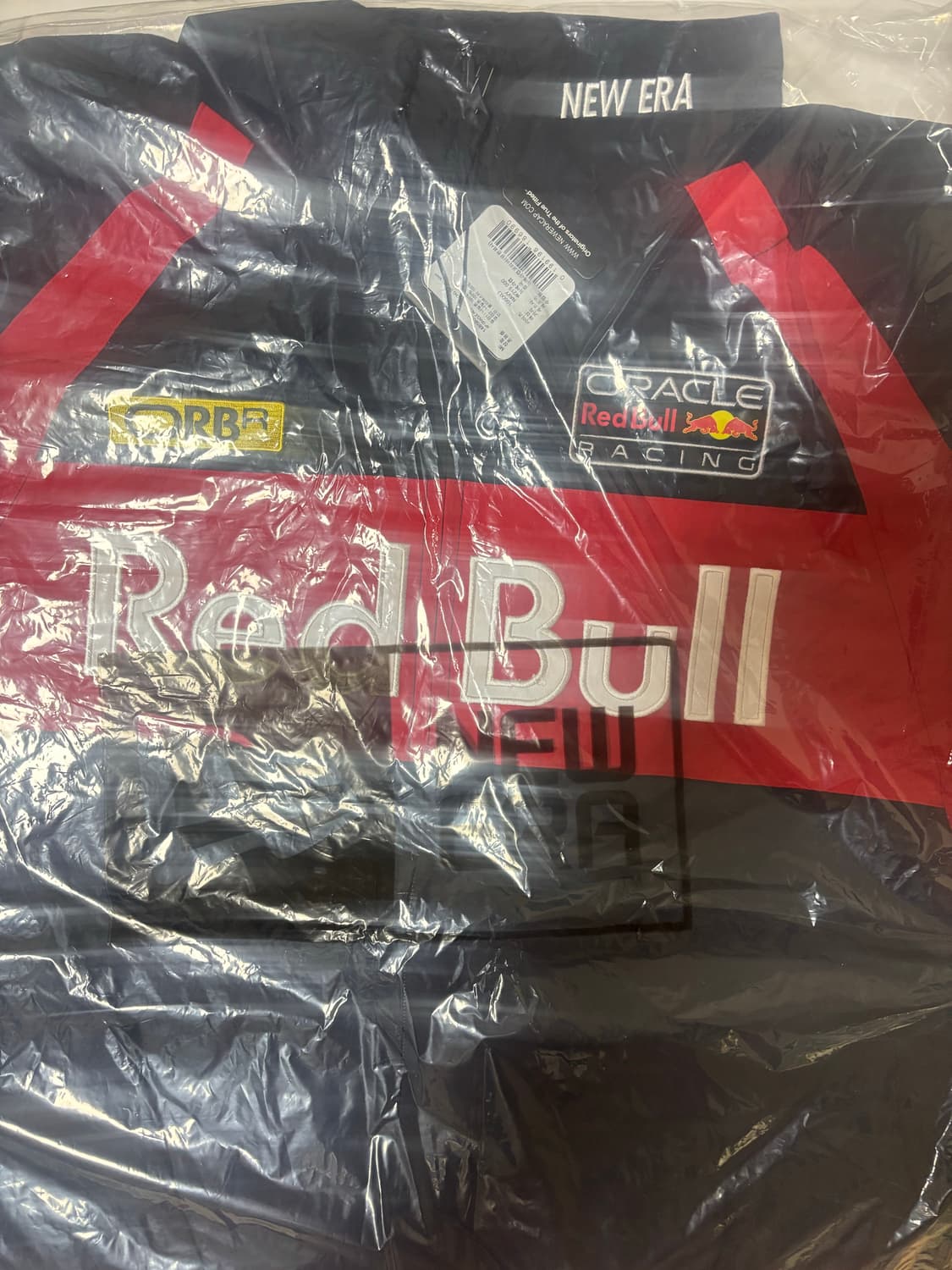 뉴에라 레드불레이싱 오라클 바람막이 재킷 네이비 XL 상품이미지6