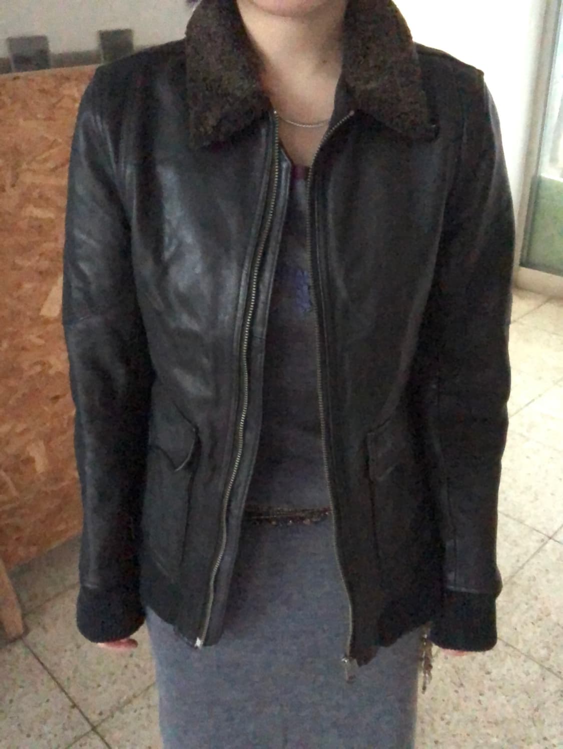 shama leather jk (goat skin) 상품이미지1