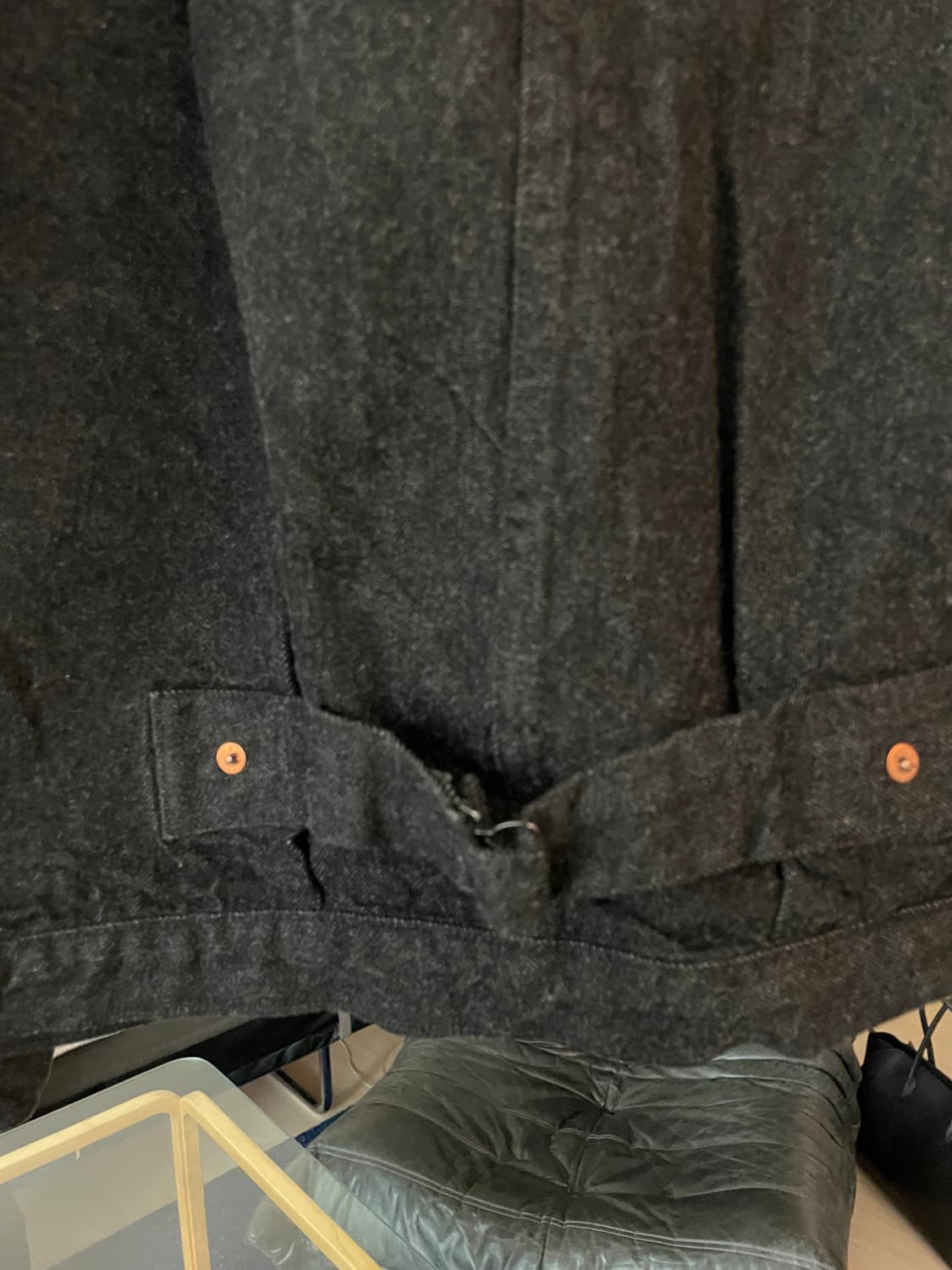 캡틴선샤인 데님 트러커1P 자켓 블랙원워시 4 상품이미지4