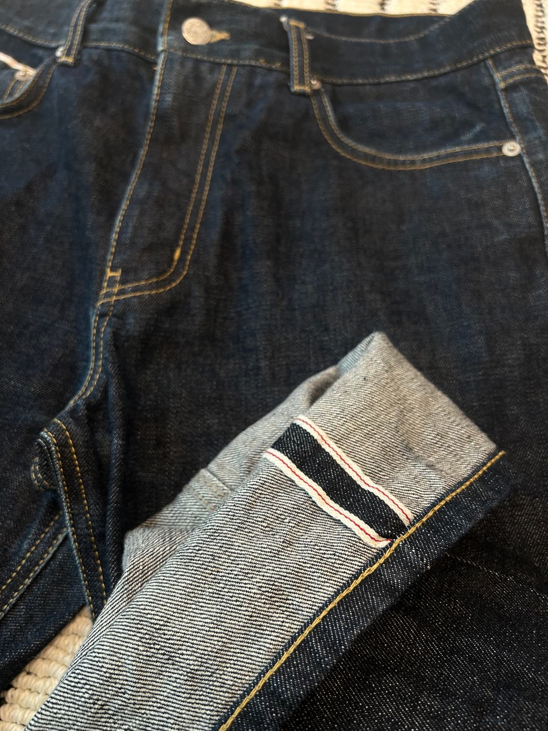 유니폼 브릿지 생지 데님 상품이미지4