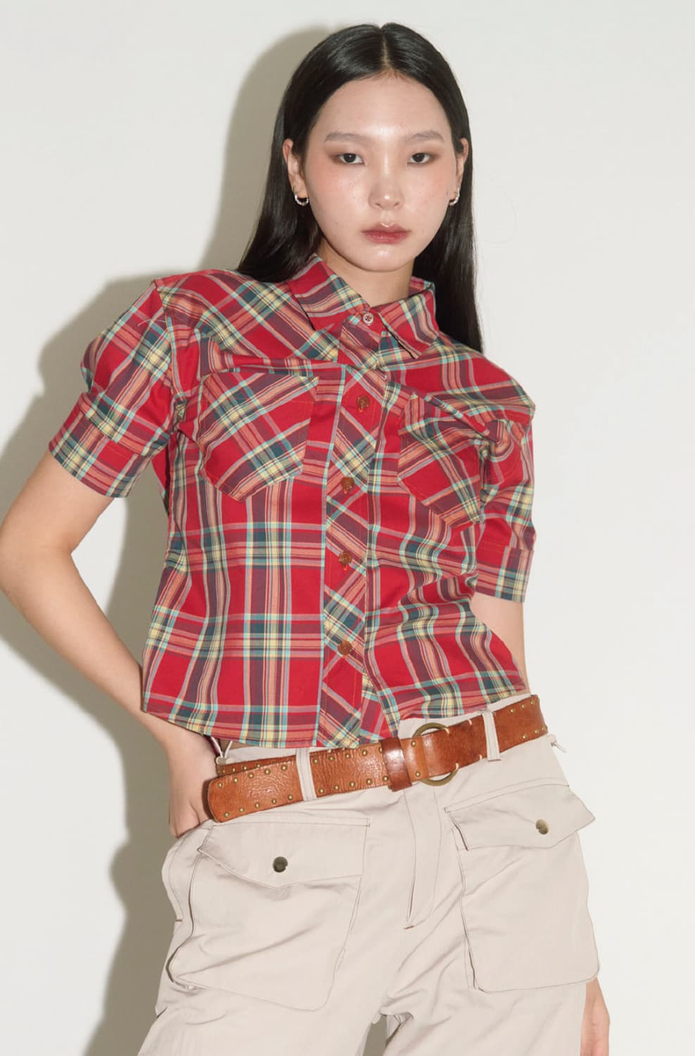 헤레틱 웨스턴 체크 셔츠 상품이미지1