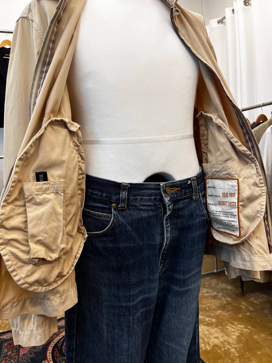 휴고 보스 블루종 자켓 베이지 상품이미지8
