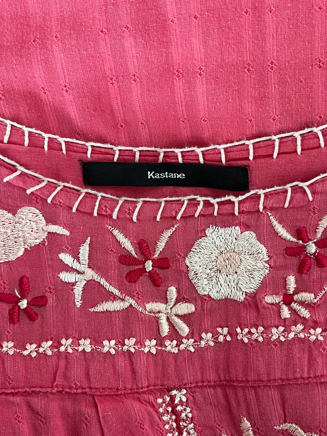 Kastane 핑크 자수 원피스 상품이미지6